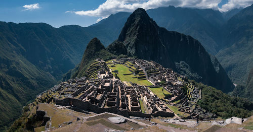 Panoramic view of a temple