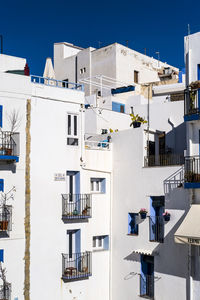 Old town of peniscola, castellón is a major tourist attraction on the spanish mediterranean coast.