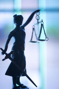 Close-up of lady justice