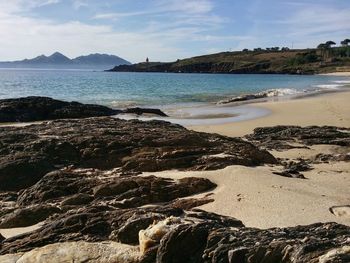 Scenic view of beach