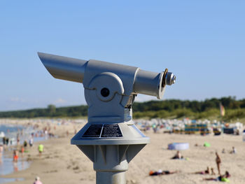 Telescope at the beach