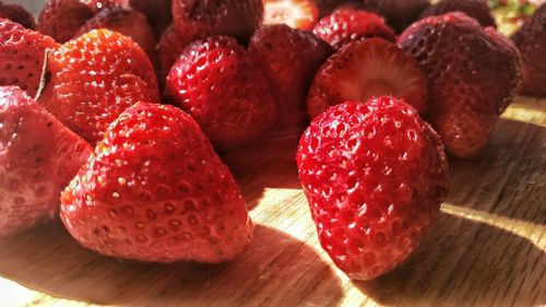 Close-up of strawberries