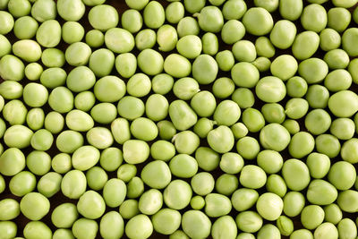 Full frame shot of green peas