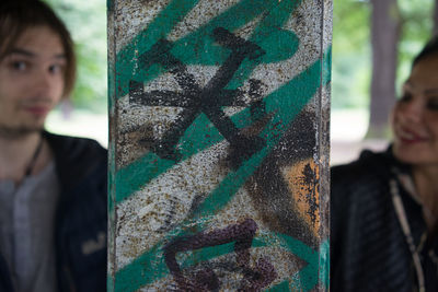 Close-up of woman