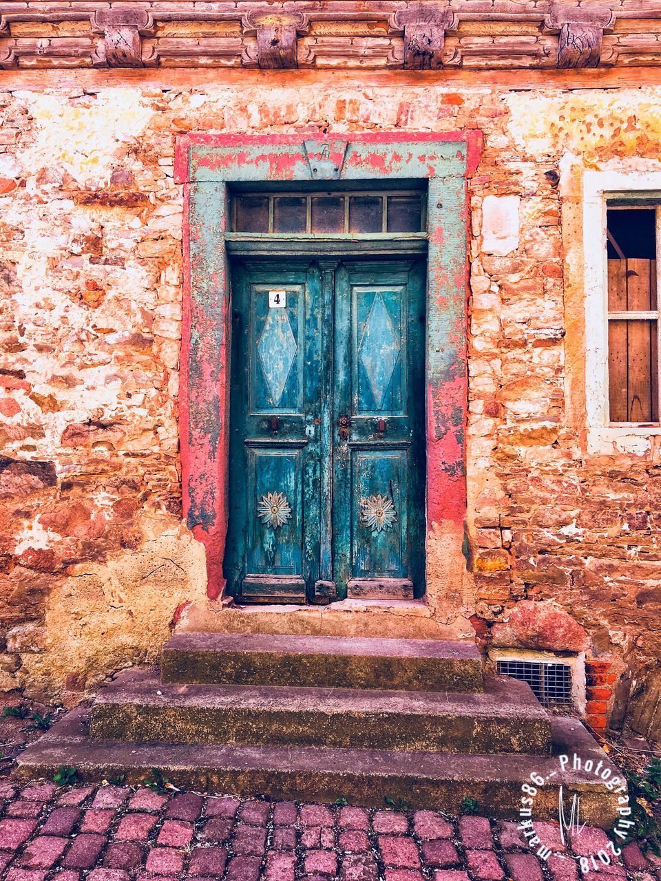 CLOSED DOOR OF HOUSE