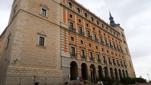 Low angle view of historical building against sky