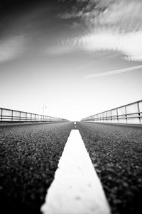 Surface level of railway tracks