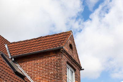 Low angle view of building against sky