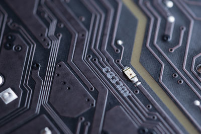 Close-up of circuit board