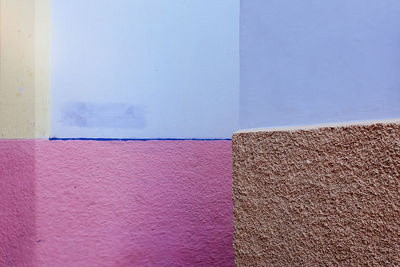 Close-up of multi colored building wall