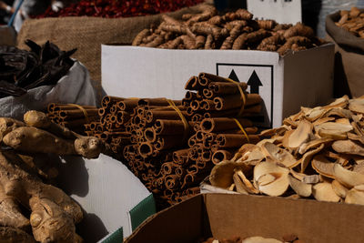 Close-up of food for sale