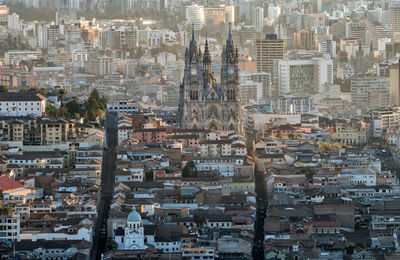 Full frame shot of quito city