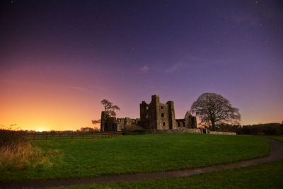 Bective abbey at night