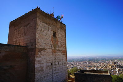 Old ruins against clear sky