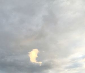 Low angle view of clouds in sky