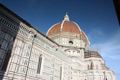 Marble monument of the duomo of milan