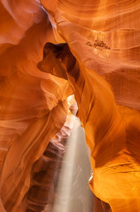 Rock formations in a canyon