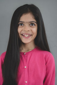 Portrait of a smiling young woman