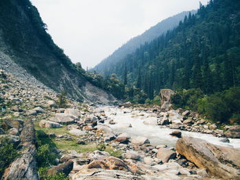 Scenic view of mountains