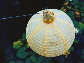 Close-up view of stone wall
