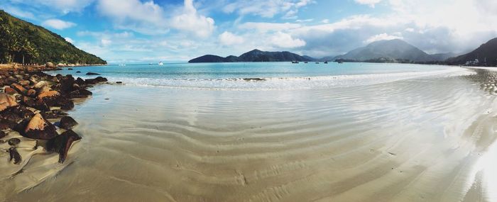 Panoramic view of sea against sky