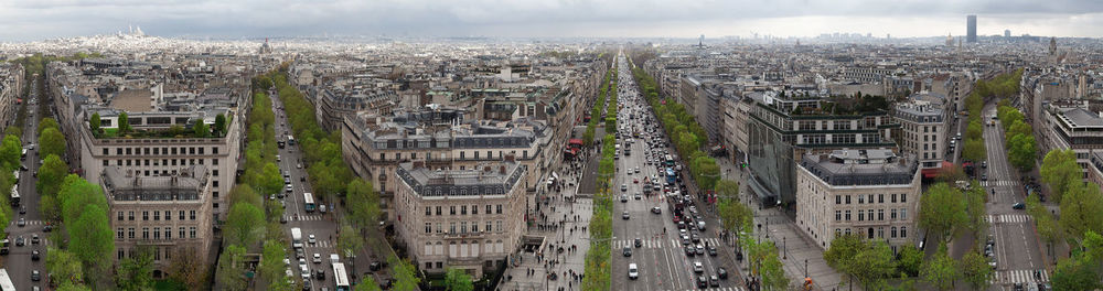 Panoramic view of cityscape