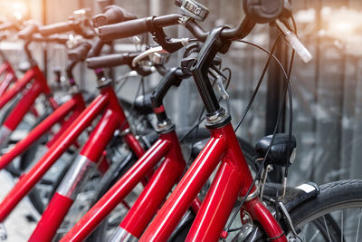 Close-up of bicycle