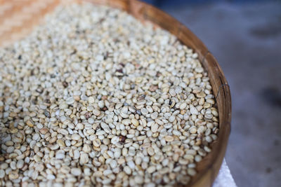 Close-up of coffee beans
