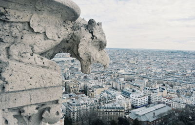 Aerial view of buildings in city