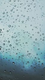 Close-up of water drops on leaf