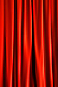 Full frame shot of red curtain