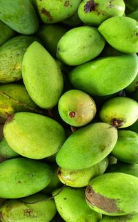 Full frame shot of fruits for sale in market