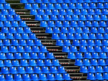 Full frame shot of empty seats