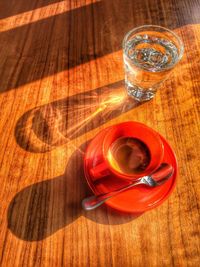 Close-up of drink on table