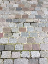 Full frame shot of paving stone