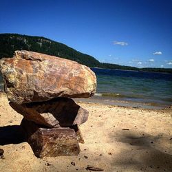 Rocks on beach