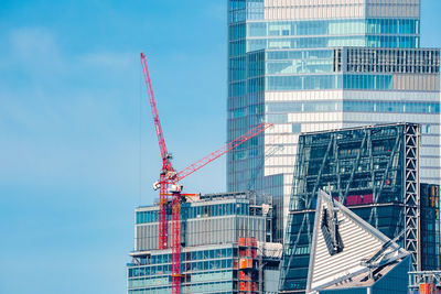 This panoramic view of the city square mile financial district of london.