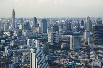 Skyscrapers against sky