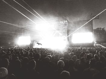 Group of people in nightclub