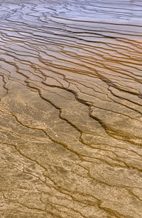 Full frame shot of wet sand