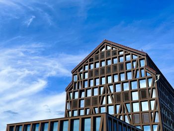 Low angle view of building against sky