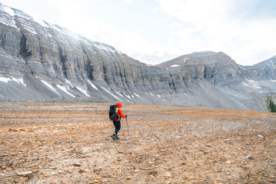 Hiking next to wilson peak near michelle lakes