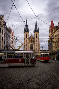 View of city street