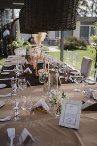 Table and chairs and tables in restaurant