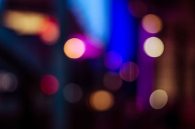 Defocused image of christmas lights