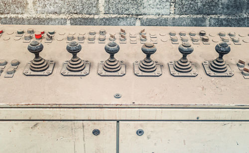 Close-up of wooden door