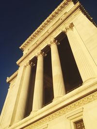 Low angle view of historical building