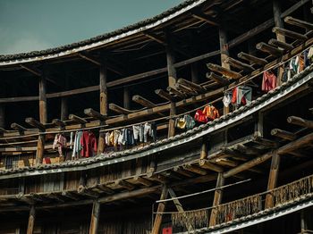 Low angle view of ceiling