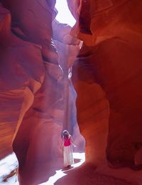 View of rock formations
