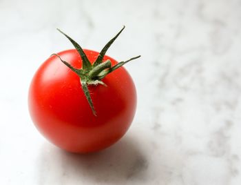 Close-up of tomatoes on table